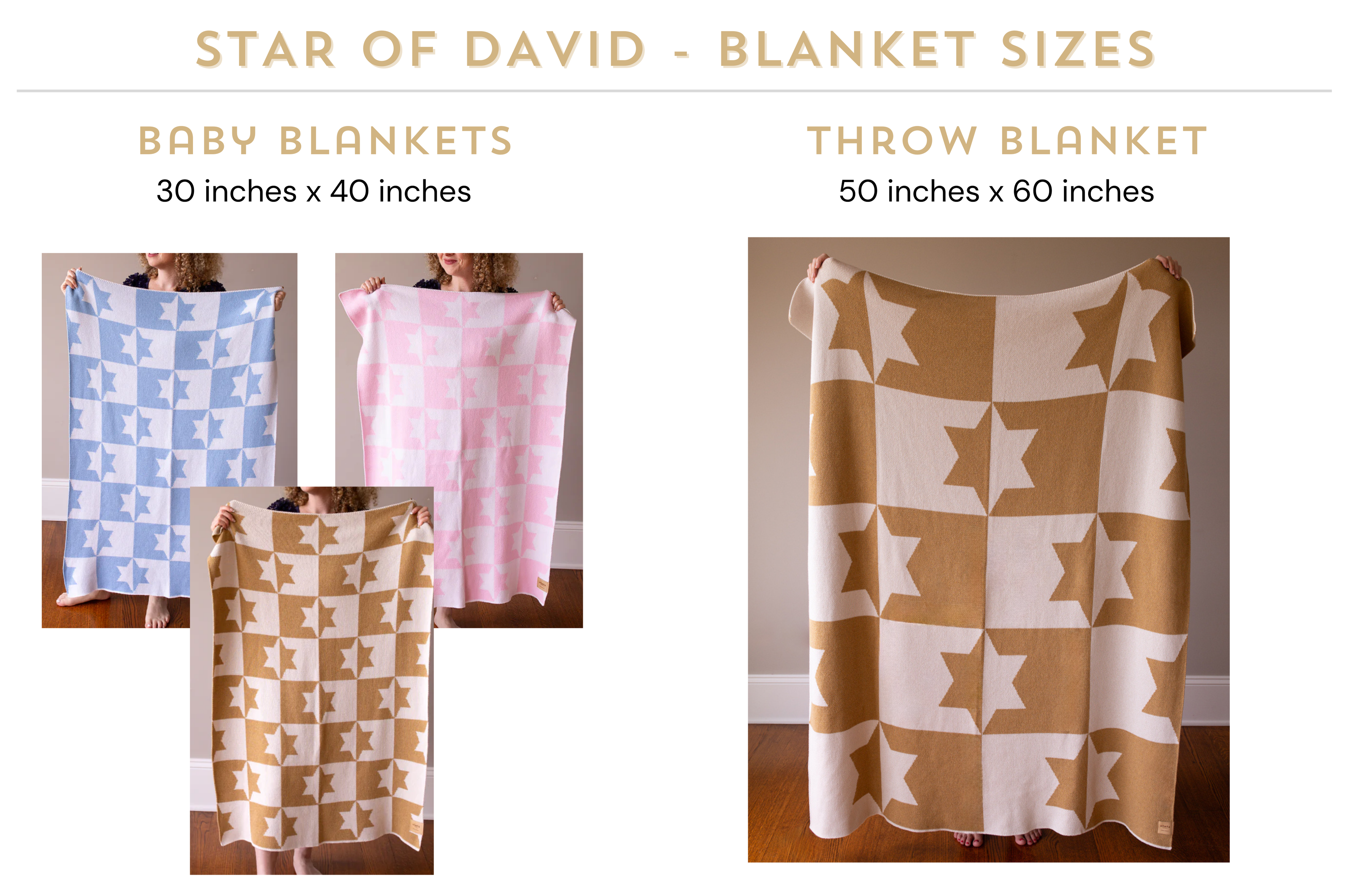 Jewish Heritage Baby Blanket - Star of David