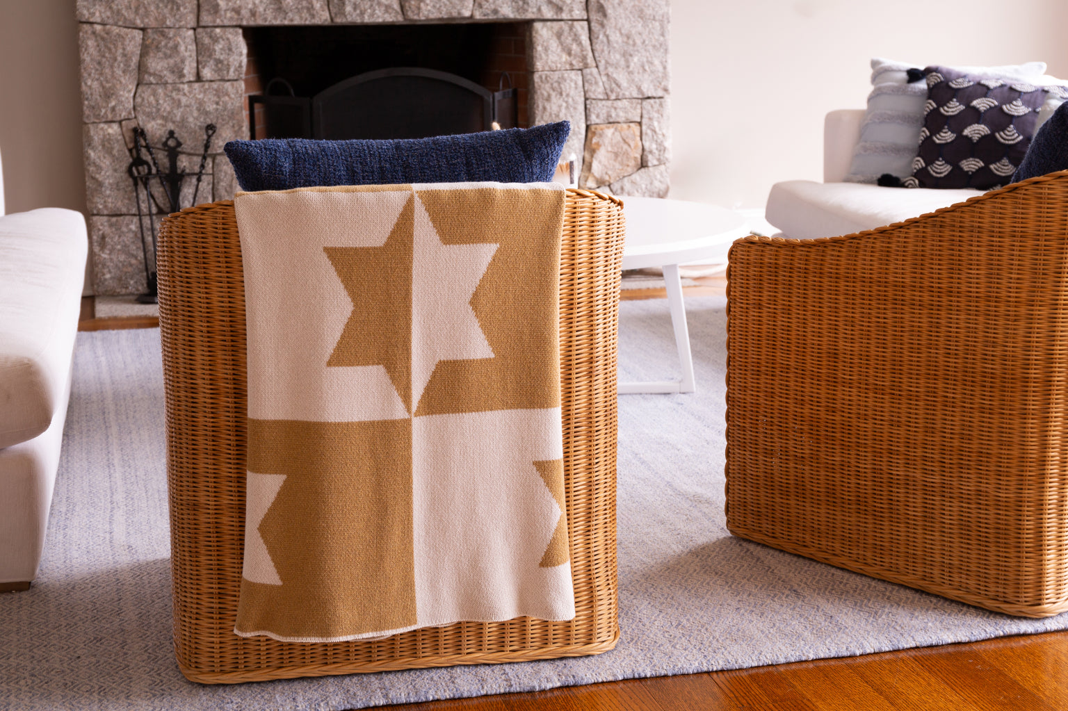 Jewish Heritage Blanket - Star of David