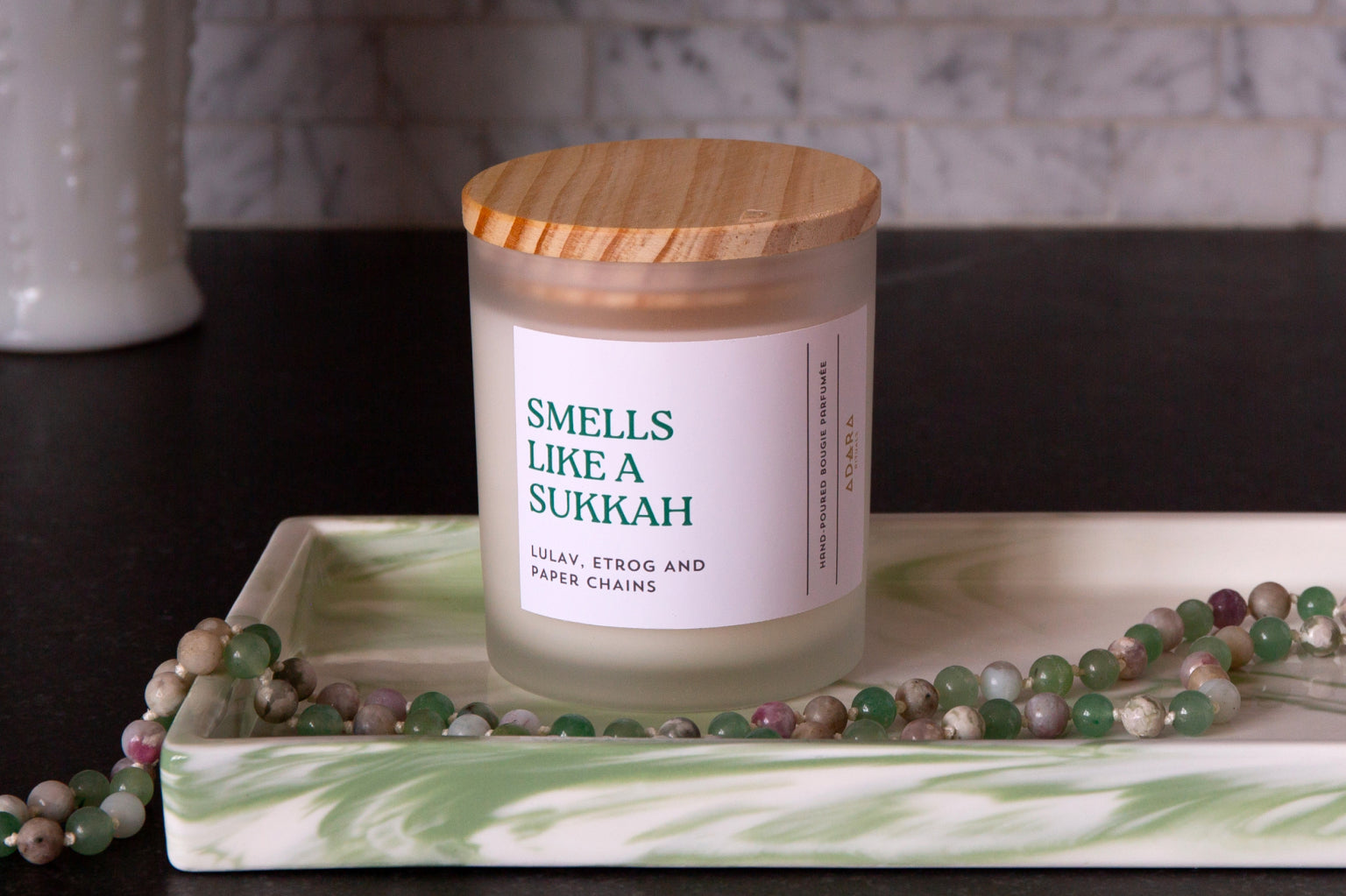 Smells Like A Sukkah - Lulav, Etrog, and Paper Chains Scented Candle